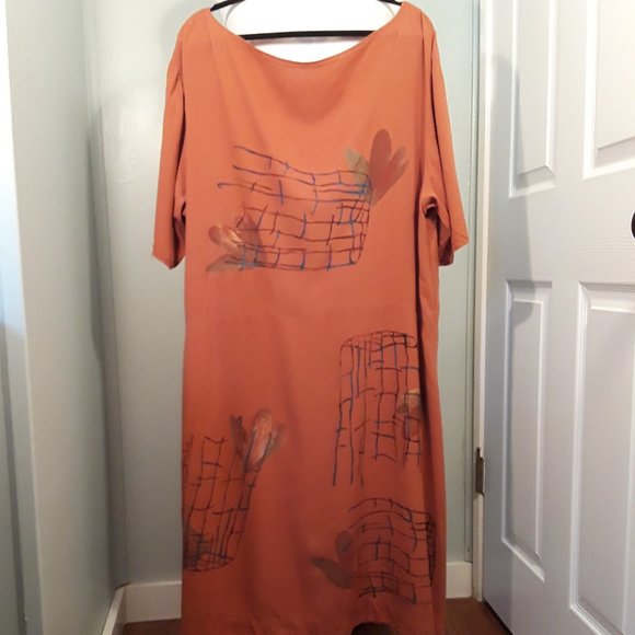 Rusty Orange Tunic - Picture 2 of 3
